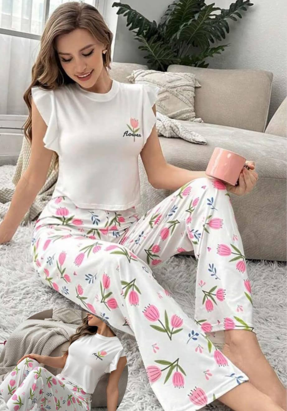 بيجامة قطن حريمي