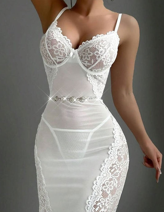 لانجيري ابيض "shein"