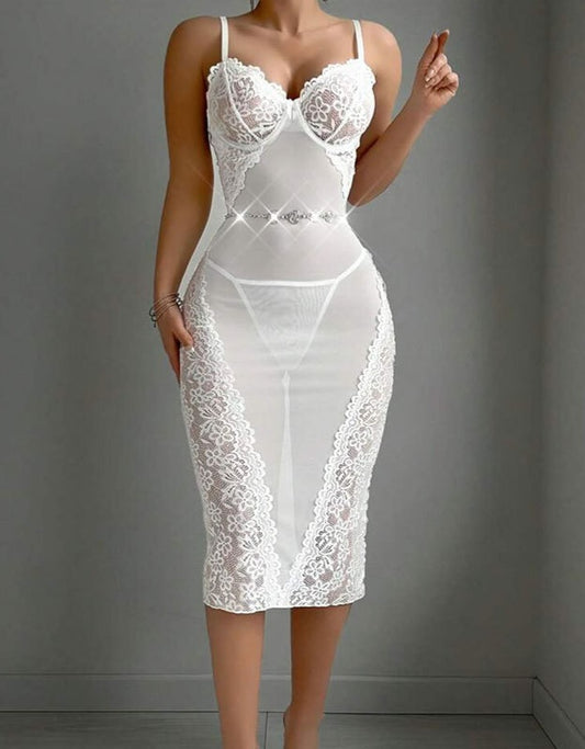 لانجيري ابيض "shein"